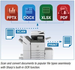 sharp scan to email office 365