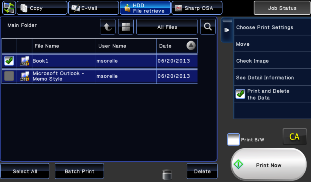How To Sharp Confidential Printing / Password Printing