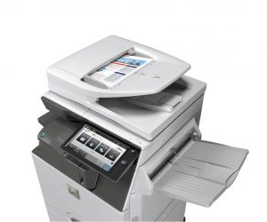 replace empty staple cartridge on Sharp Copier / printer / scanner 