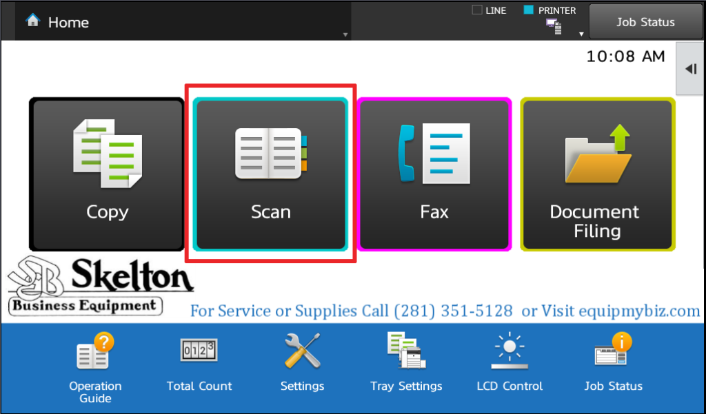 Sharp Business Card Scanner and MultiCrop Skelton Business Equipment