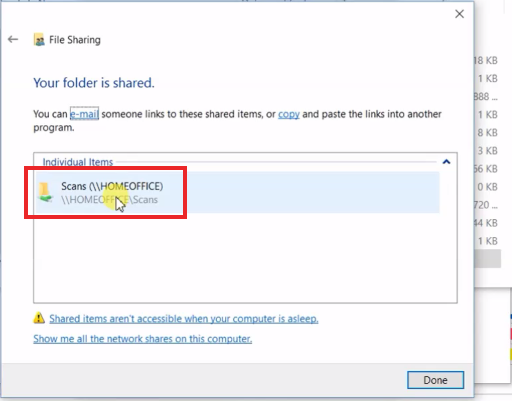 How To Setup Scan to Folders Windows 10 Sharp Copier Scanner 13