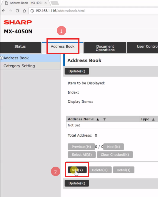 How To Setup Scan to Folders Windows 10 Sharp Copier Scanner 16